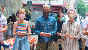 「總會拍電影」計劃首部電影《惡人當道》邀請到（左起）廖子妤、姜皓文、葉童主演。